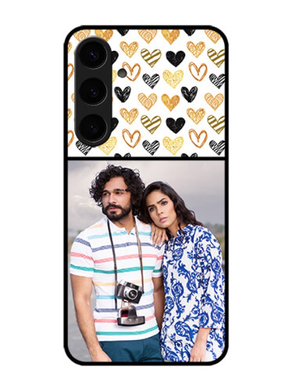 Custom Galaxy S24 Plus 5G Custom Metal Phone CaseLove Symbol Design