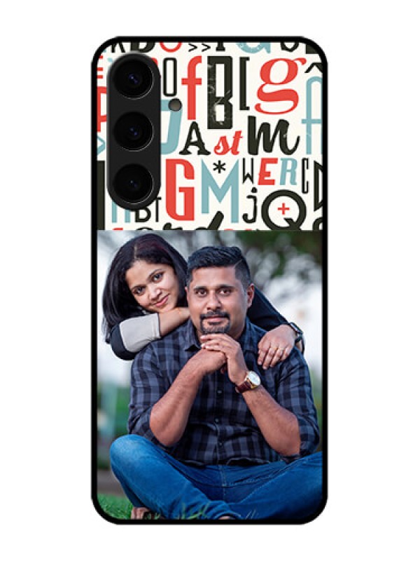 Custom Galaxy S24 Plus 5G Custom Metal Phone CaseAlphabet Design