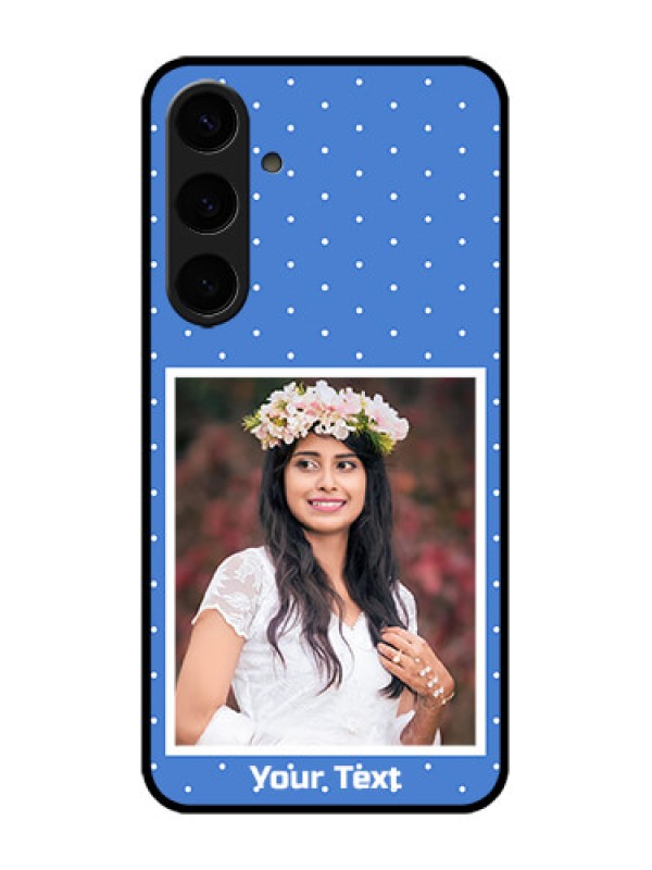 Custom Galaxy S24 Plus 5G Custom Metal Phone CasePolka Dots Design