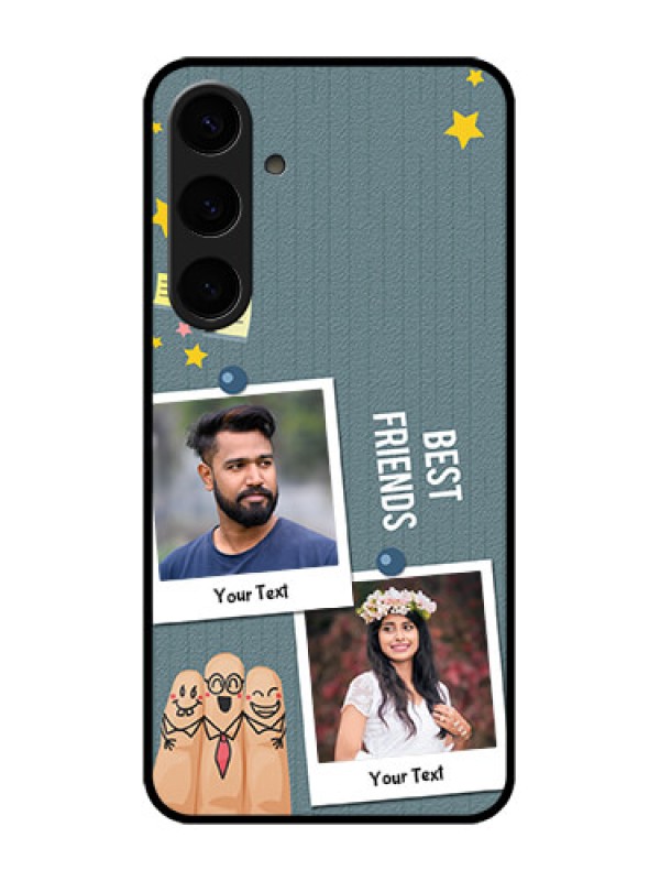 Custom Galaxy S24 Plus 5G Custom Metal Phone CaseSticky Frames And Friendship Design