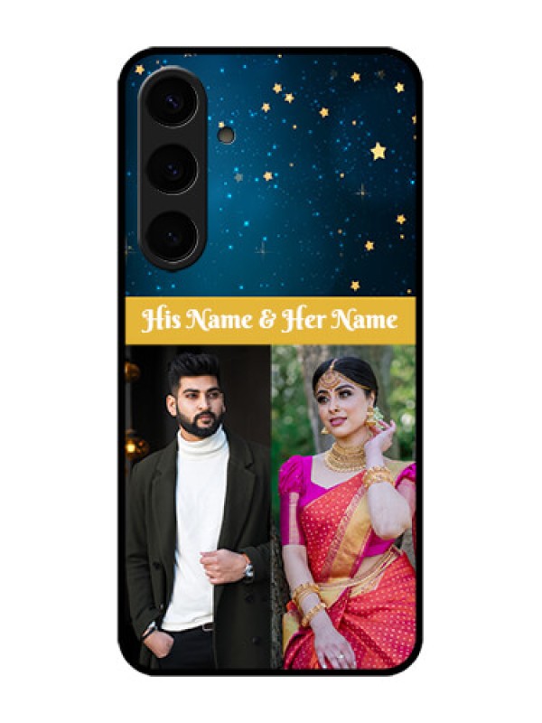 Custom Galaxy S24 Plus 5G Custom Metal Phone CaseGalaxy Stars Backdrop Design