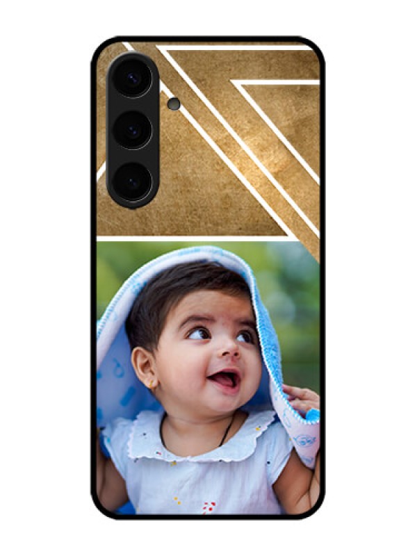 Custom Galaxy S24 Plus 5G Custom Metal Phone CaseGradient Abstract Texture Design