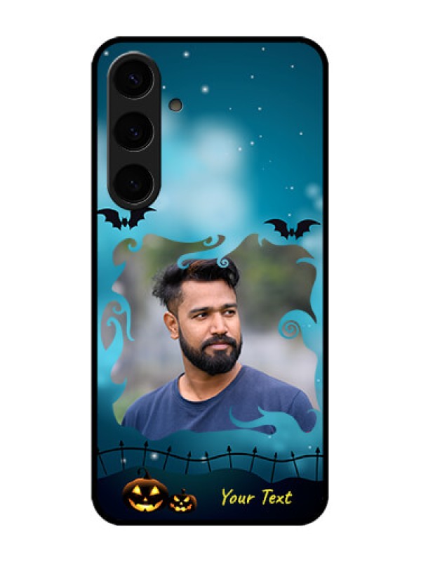 Custom Galaxy S24 Plus 5G Custom Metal Phone CaseHalloween Frame Design