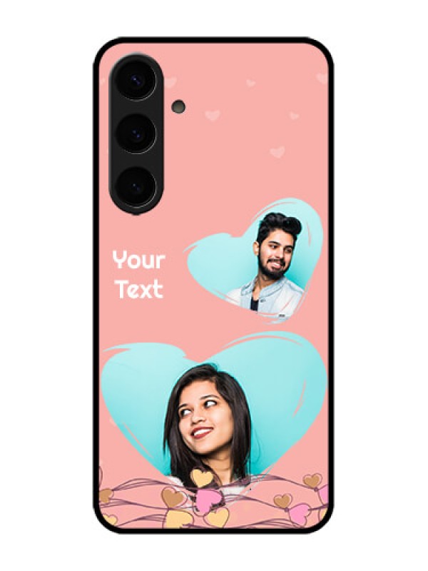 Custom Galaxy S24 Plus 5G Custom Metal Phone CaseLove Doodle Design