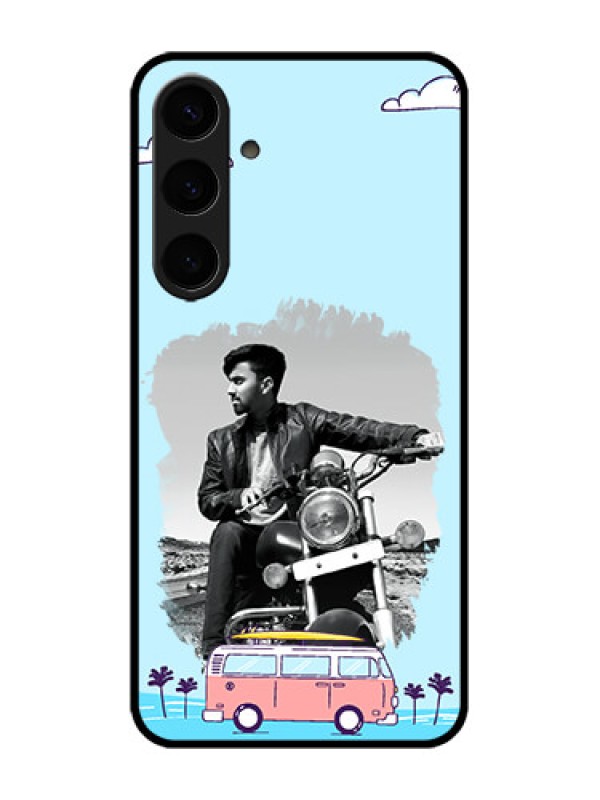 Custom Galaxy S24 Plus 5G Custom Metal Phone CaseTravel and Adventure Design