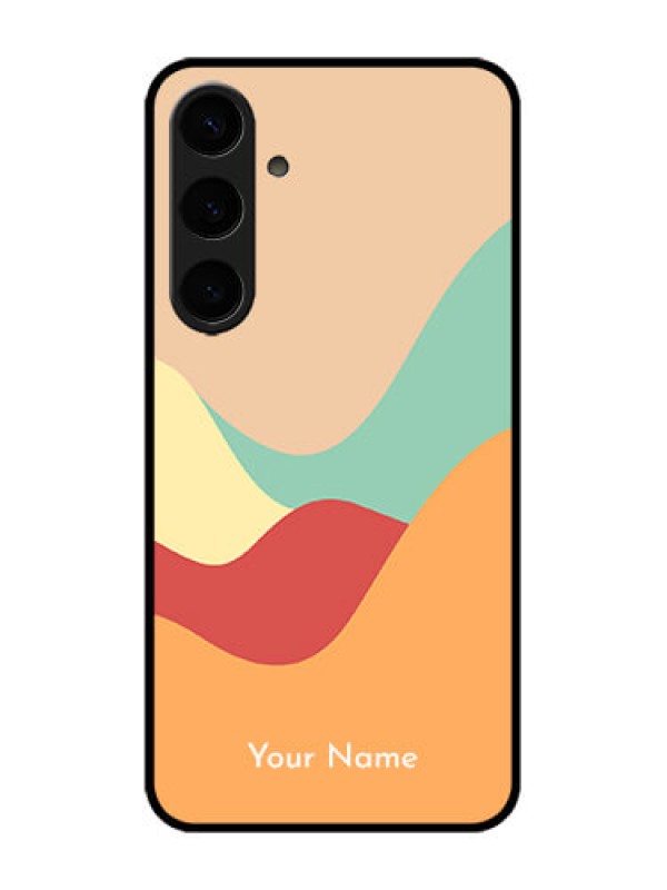 Custom Galaxy S24 Plus 5G Custom Metal Phone CaseOcean Waves Multi - Colour Design