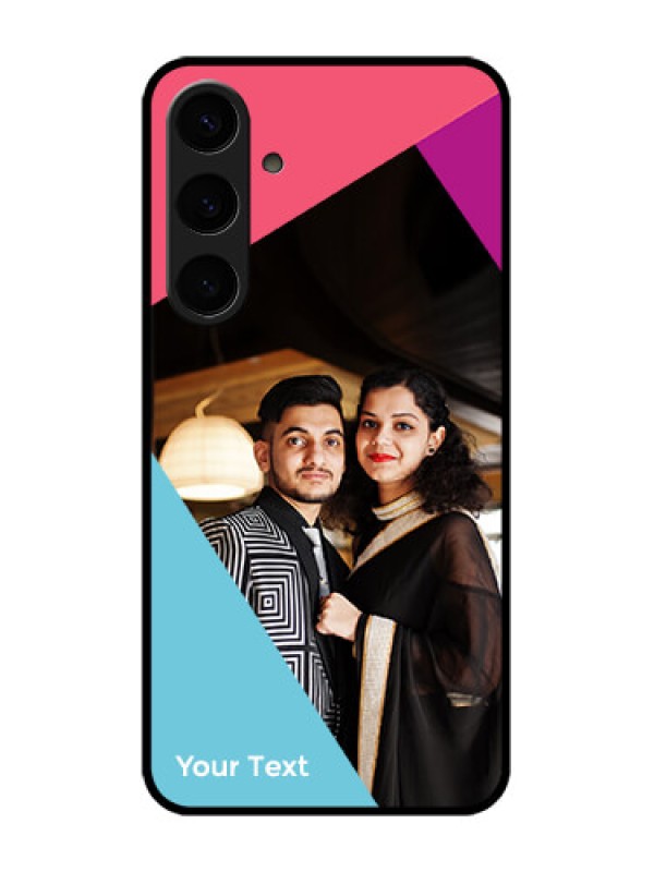 Custom Galaxy S24 Plus 5G Custom Metal Phone CaseStacked Triple Colour Design