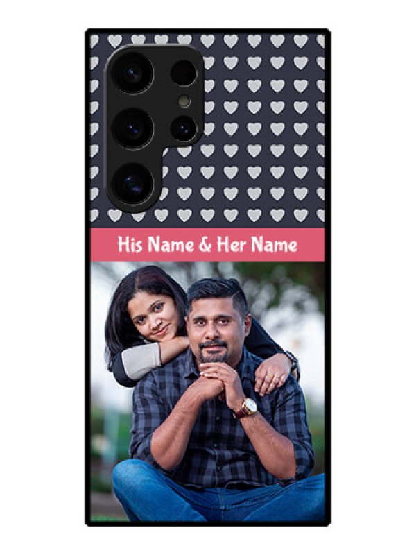 Custom Galaxy S24 Ultra 5G Custom Metal Phone Case - Love Symbols Design