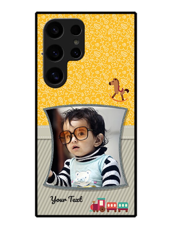 Custom Galaxy S24 Ultra 5G Custom Metal Phone Case - Baby Picture Upload Design