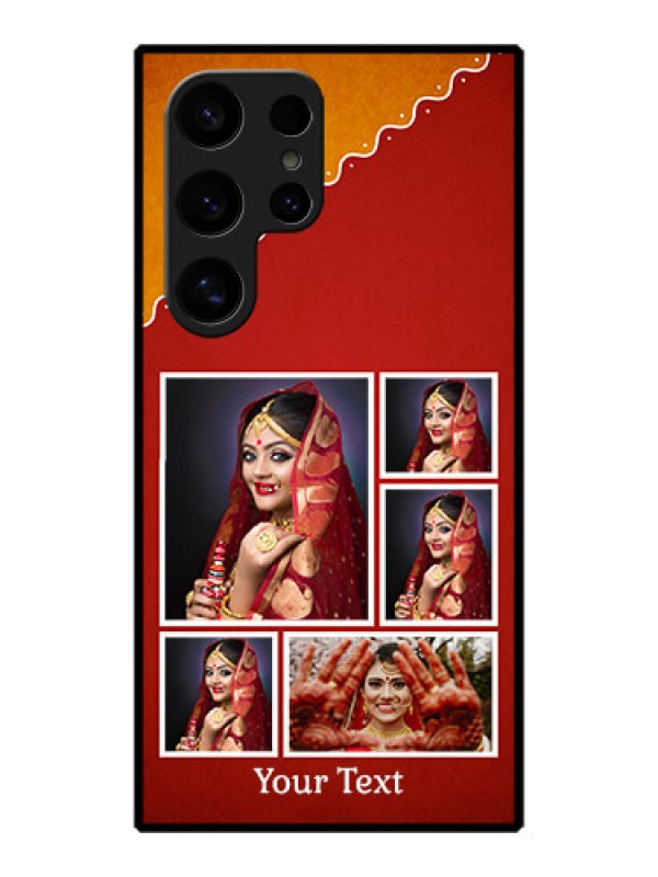 Custom Galaxy S24 Ultra 5G Custom Metal Phone Case - Wedding Pic Upload Design