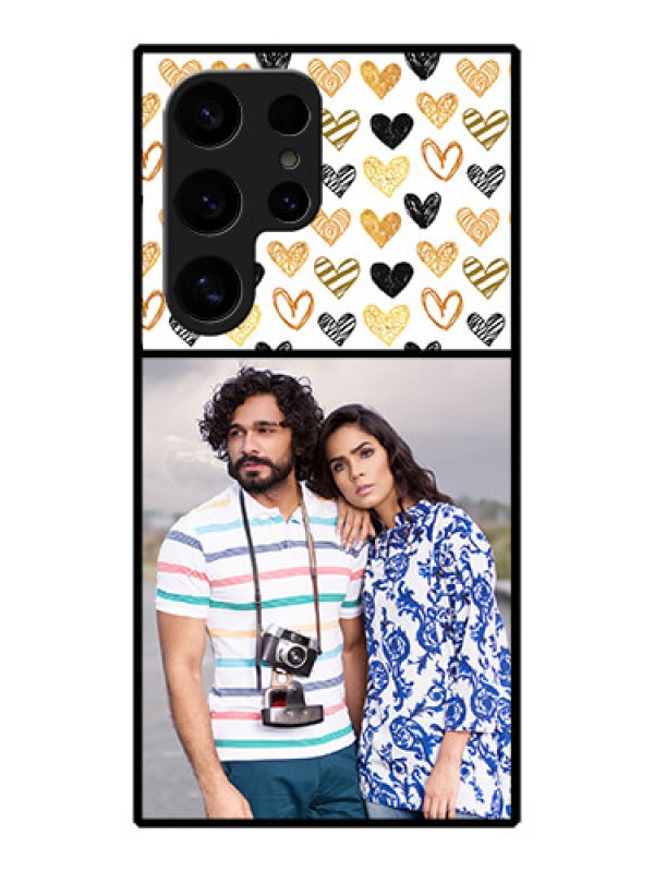 Custom Galaxy S24 Ultra 5G Custom Metal Phone Case - Love Symbol Design