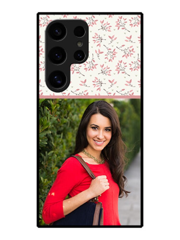 Custom Galaxy S24 Ultra 5G Custom Metal Phone Case - Stunning Floral Design