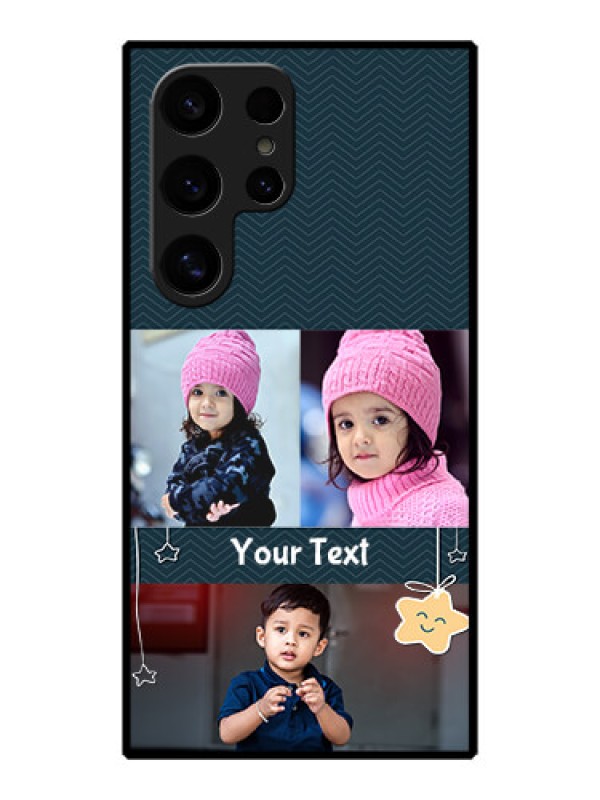 Custom Galaxy S24 Ultra 5G Custom Metal Phone Case - Hanging Stars Design