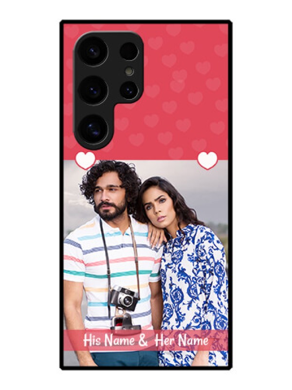 Custom Galaxy S24 Ultra 5G Custom Metal Phone Case - Simple Love Design
