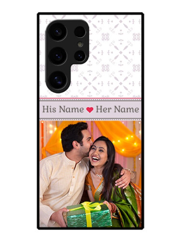Custom Galaxy S24 Ultra 5G Custom Metal Phone Case - With Photo And Ethnic Design