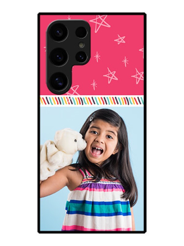 Custom Galaxy S24 Ultra 5G Custom Metal Phone Case - Line Art Design