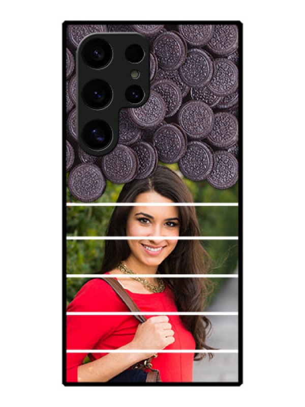 Custom Galaxy S24 Ultra 5G Custom Metal Phone Case - With Oreo Biscuit Design