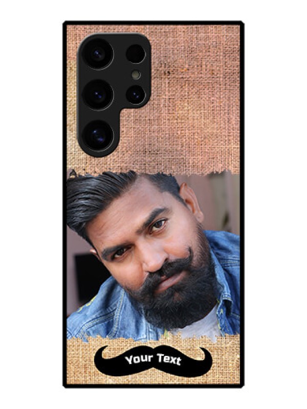 Custom Galaxy S24 Ultra 5G Custom Metal Phone Case - With Texture Design