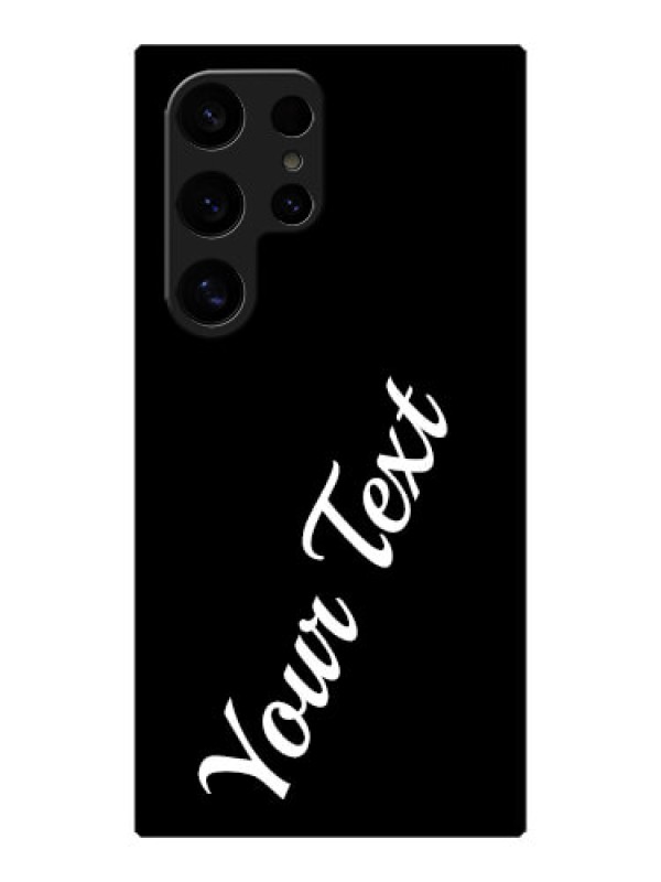 Custom Galaxy S24 Ultra 5G Custom Metal Phone Case - With Your Name Design