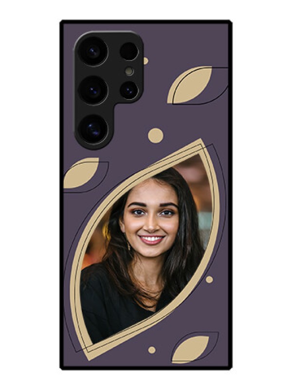 Custom Galaxy S24 Ultra 5G Custom Metal Phone Case - Falling Leaf Design