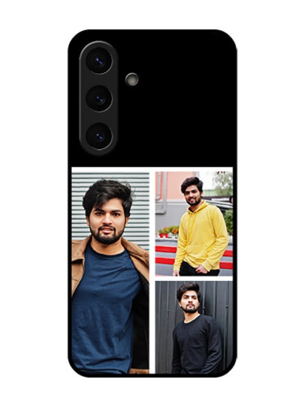 Custom Galaxy S25 5G Custom Metal Phone Case - Upload Multiple Picture Design