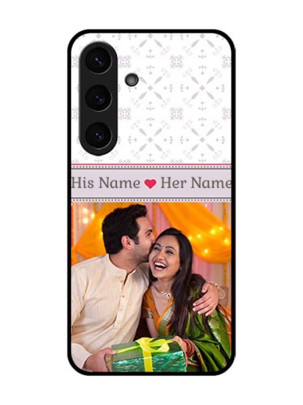 Custom Galaxy S25 5G Custom Metal Phone Case - With Photo And Ethnic Design