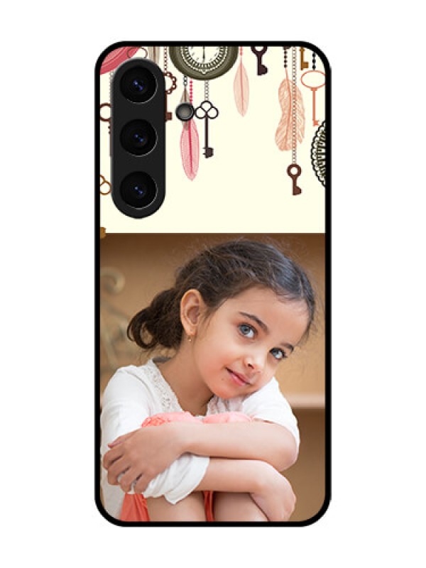 Custom Galaxy S25 5G Custom Metal Phone Case - Boho Style Design