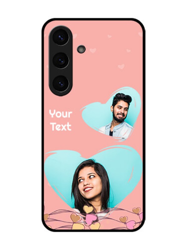 Custom Galaxy S25 5G Custom Metal Phone Case - Love Doodle Design