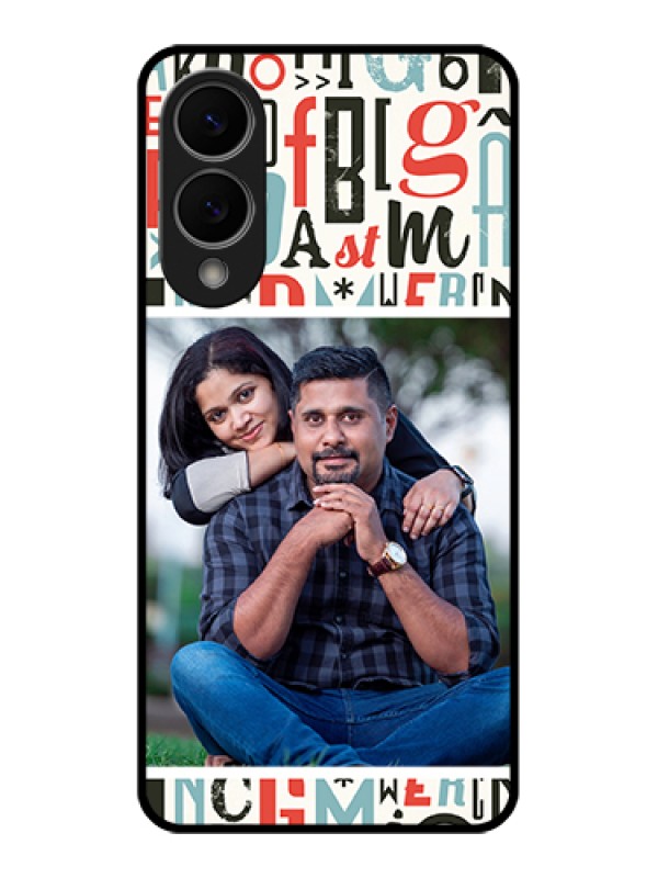 Custom Samsung Galaxy S25 Edge 5G Custom Metal Phone Case - Alphabet Design