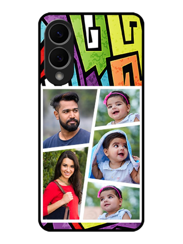 Custom Samsung Galaxy S25 Edge 5G Custom Metal Phone Case - Graffiti Pattern Design