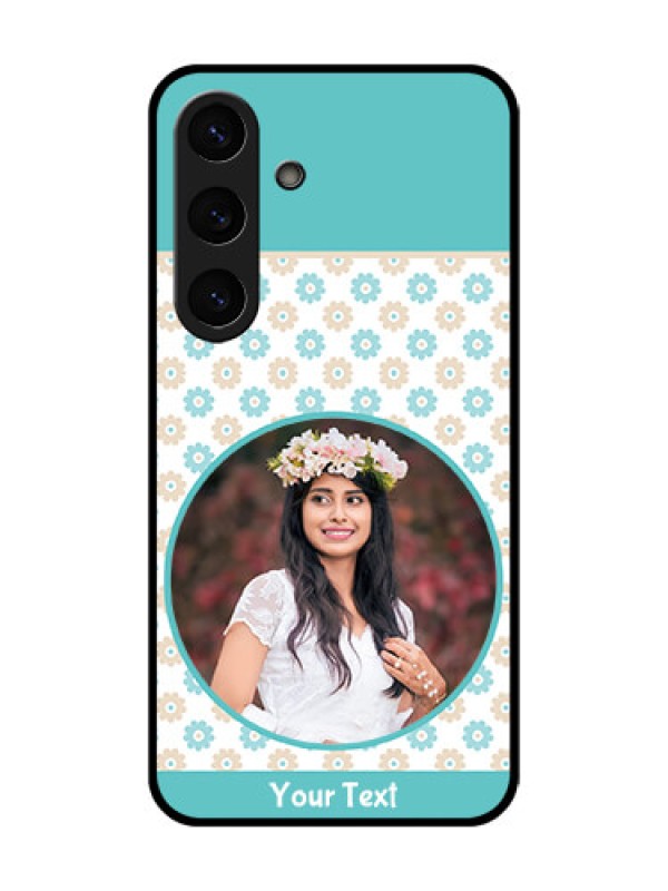 Custom Galaxy S25 Plus 5G Custom Metal Phone Case - Beautiful Flowers Design