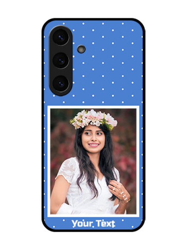 Custom Galaxy S25 Plus 5G Custom Metal Phone Case - Polka Dots Design