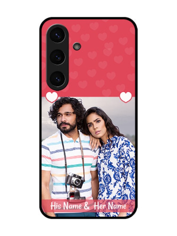 Custom Galaxy S25 Plus 5G Custom Metal Phone Case - Simple Love Design