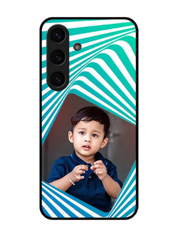 Custom Galaxy S25 Plus 5G Custom Metal Phone Case - Abstract Spiral Design