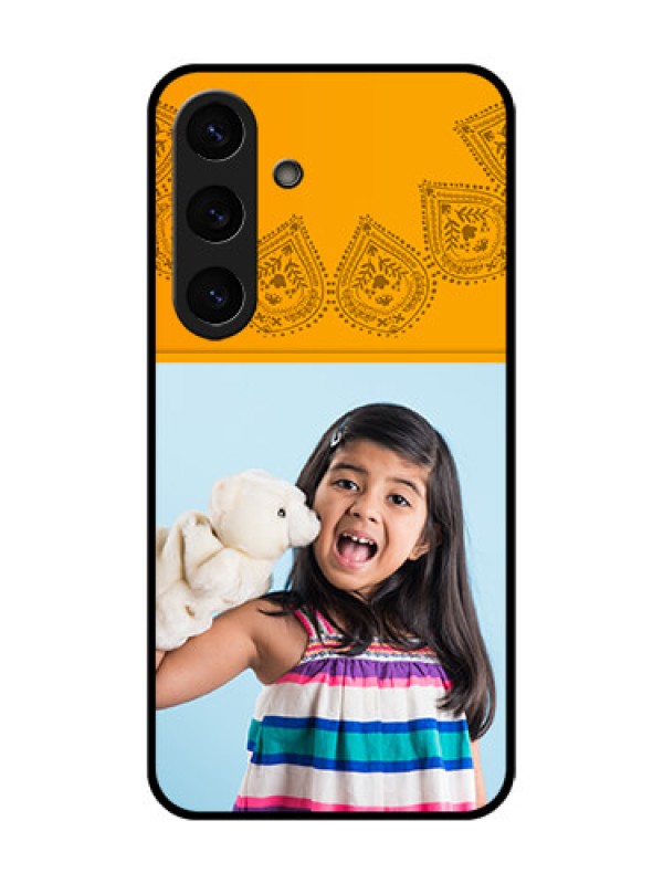 Custom Galaxy S25 Plus 5G Custom Metal Phone Case - Photo Wedding Design