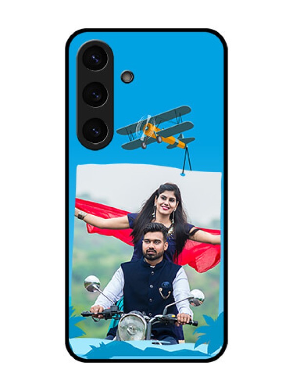 Custom Galaxy S25 Plus 5G Custom Metal Phone Case - Traveller Design