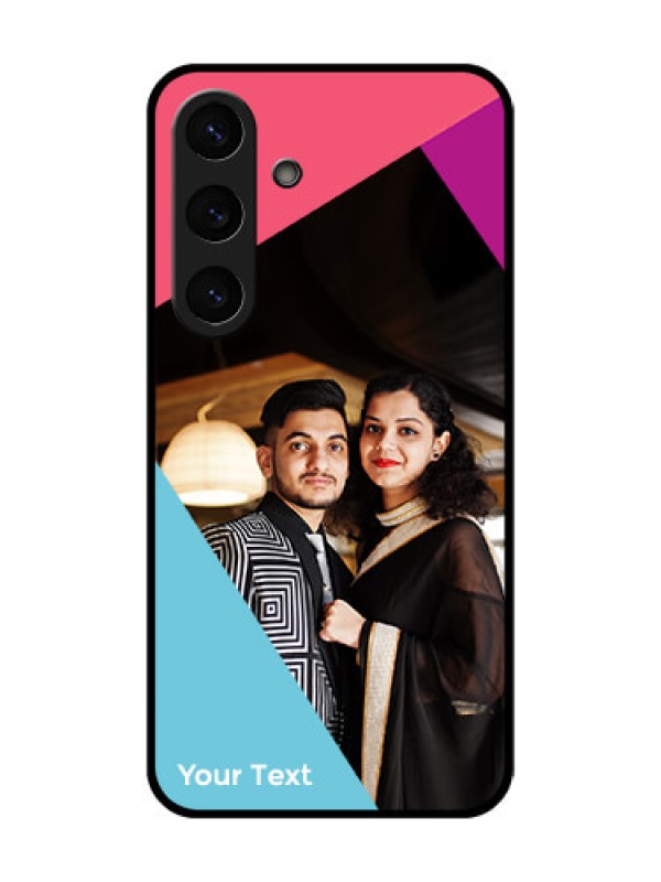 Custom Galaxy S25 Plus 5G Custom Metal Phone Case - Stacked Triple Colour Design