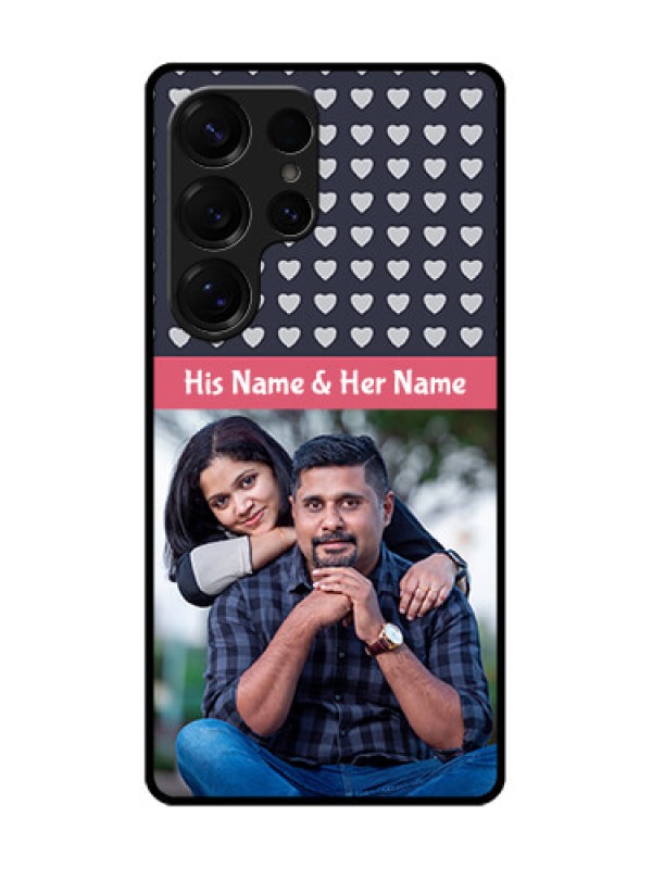 Custom Galaxy S25 Ultra 5G Custom Metal Phone Case - Love Symbols Design