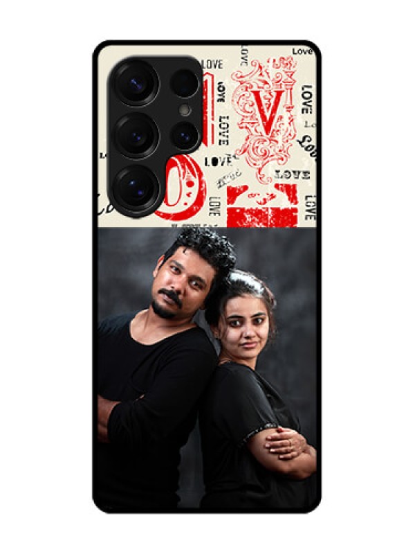 Custom Galaxy S25 Ultra 5G Custom Metal Phone Case - Trendy Love Design Case