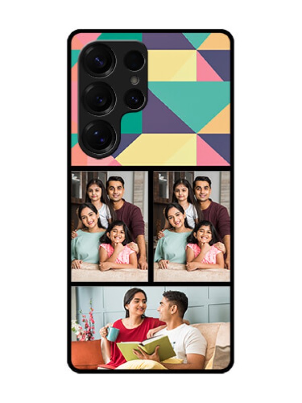 Custom Galaxy S25 Ultra 5G Custom Metal Phone Case - Bulk Pic Upload Design