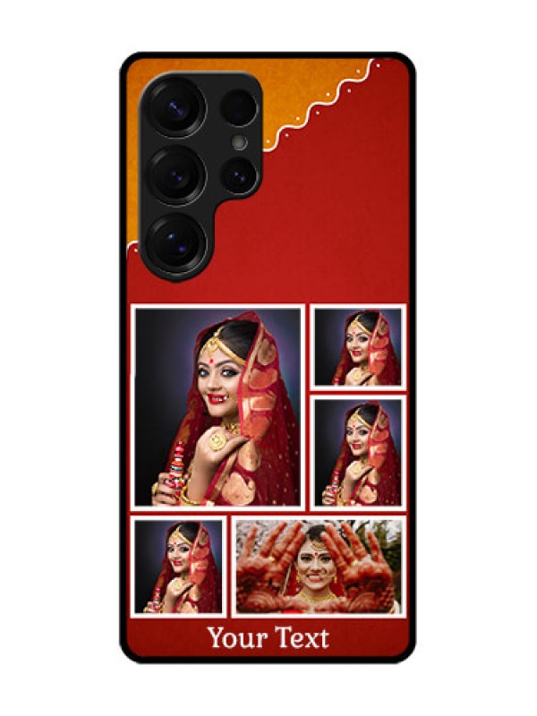 Custom Galaxy S25 Ultra 5G Custom Metal Phone Case - Wedding Pic Upload Design