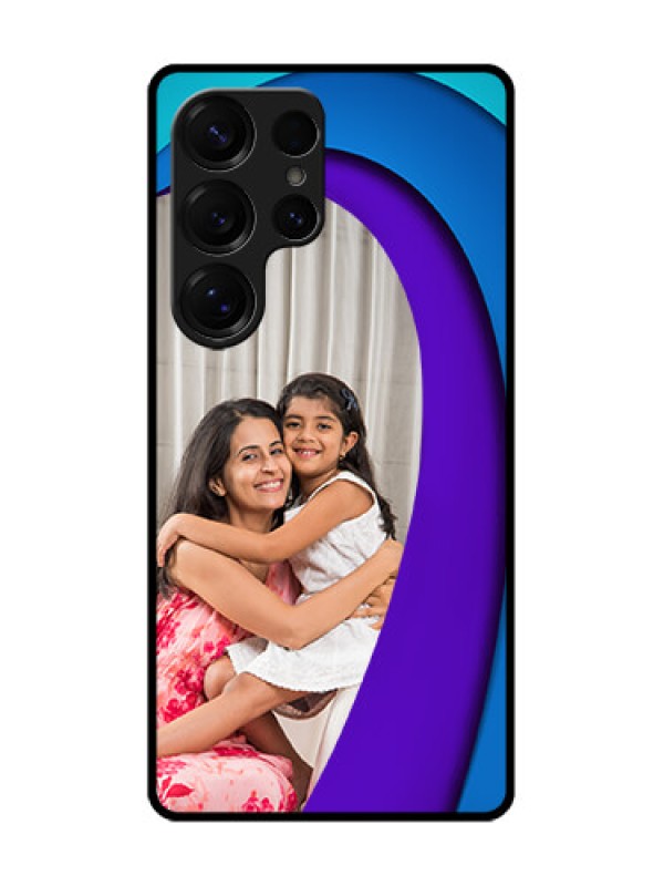 Custom Galaxy S25 Ultra 5G Custom Metal Phone Case - Simple Pattern Design