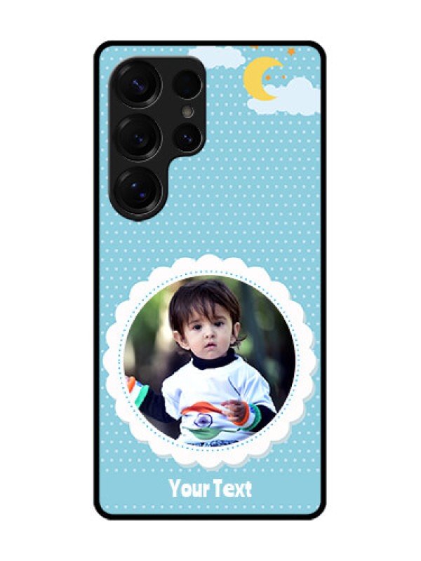 Custom Galaxy S25 Ultra 5G Custom Metal Phone Case - Violet Pattern Design