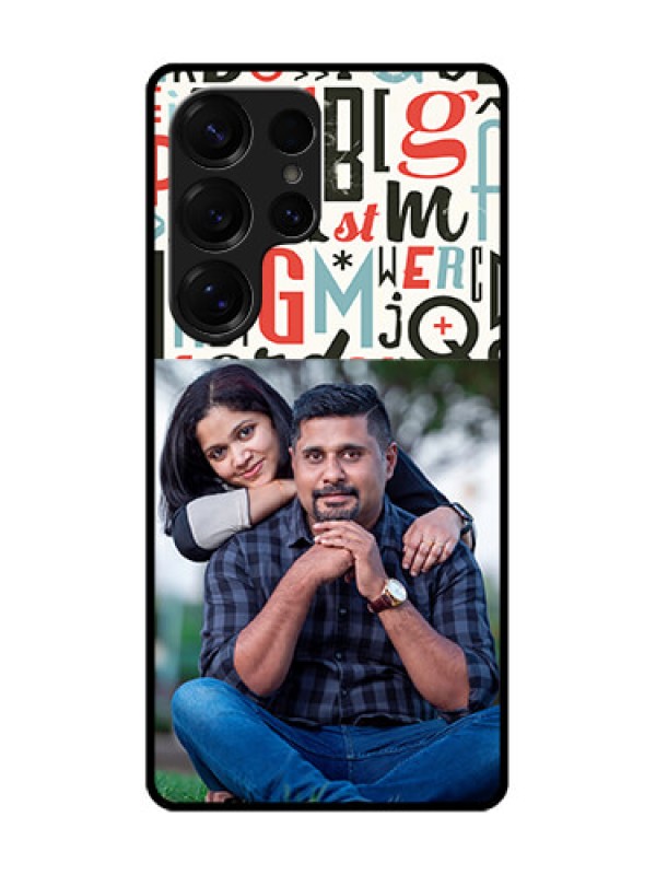 Custom Galaxy S25 Ultra 5G Custom Metal Phone Case - Alphabet Design