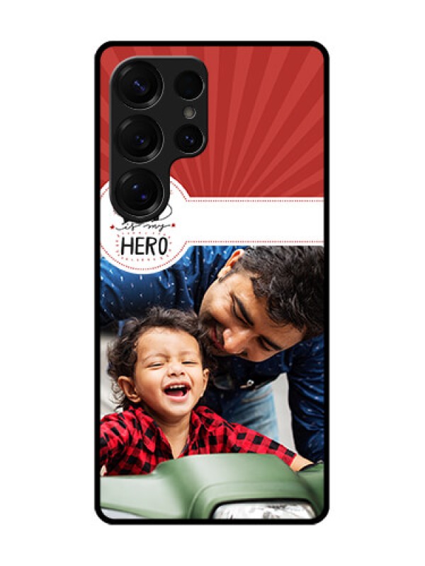 Custom Galaxy S25 Ultra 5G Custom Metal Phone Case - My Dad Hero Design