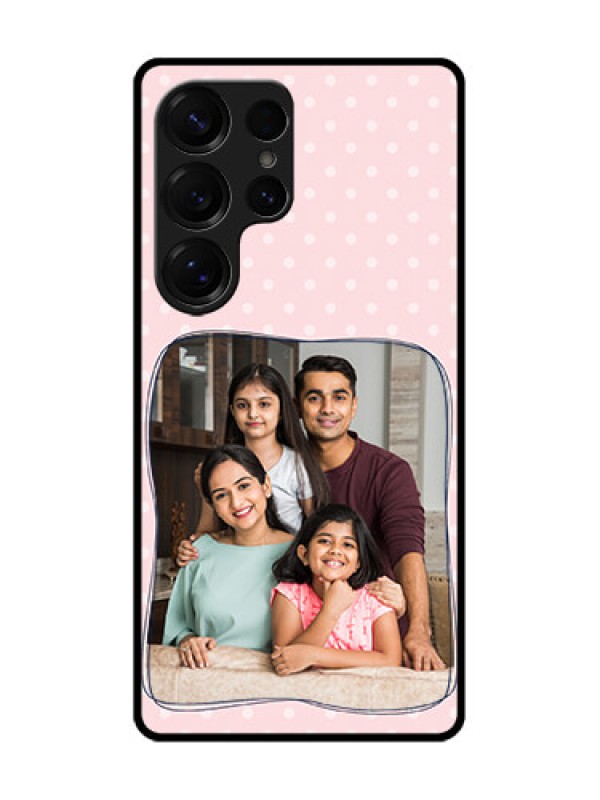Custom Galaxy S25 Ultra 5G Custom Metal Phone Case - Family With Dots Design