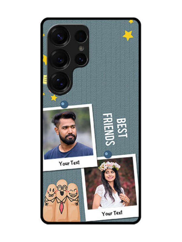 Custom Galaxy S25 Ultra 5G Custom Metal Phone Case - Sticky Frames And Friendship Design