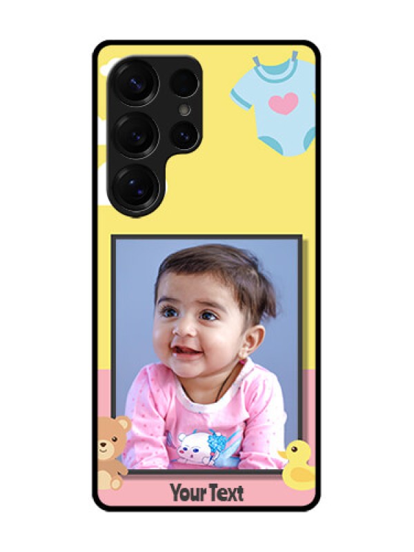 Custom Galaxy S25 Ultra 5G Custom Metal Phone Case - Kids 2 Color Design