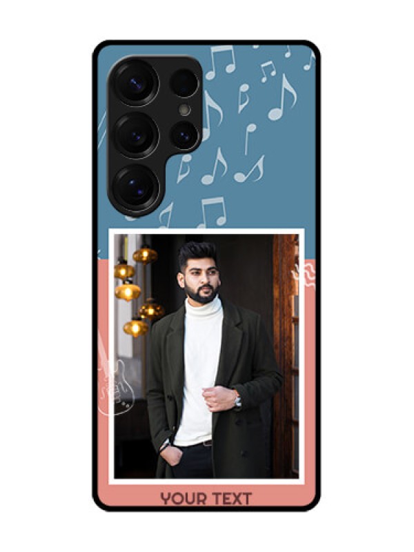 Custom Galaxy S25 Ultra 5G Custom Metal Phone Case - With Color Musical Note Design