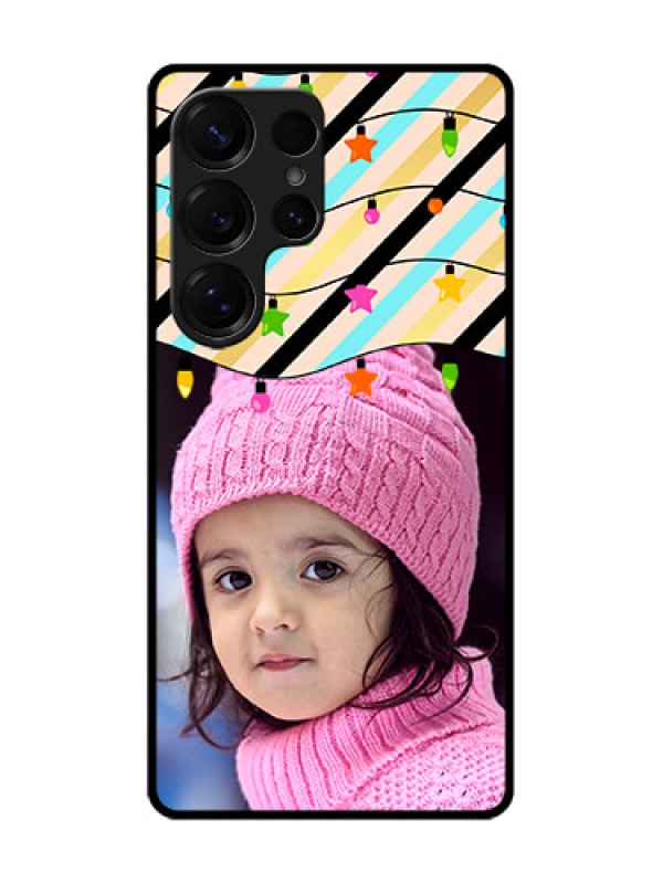 Custom Galaxy S25 Ultra 5G Custom Metal Phone Case - Lights Hanging Design